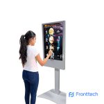 digital self ordering kiosk machine for restaurant ordering system | FrontTech360