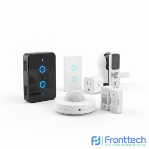 FrontTech complete smart home automation system with hub switches sensors and camera