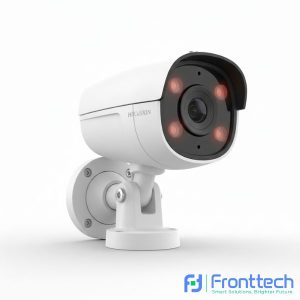 Angled view of FrontTech Hikvision DS-2CE16D0T-EXIPF 2MP mini bullet CCTV camera