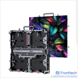 rental led display panel front view with high resolution