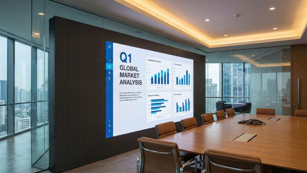 Indoor LED Display used in conference room presentation