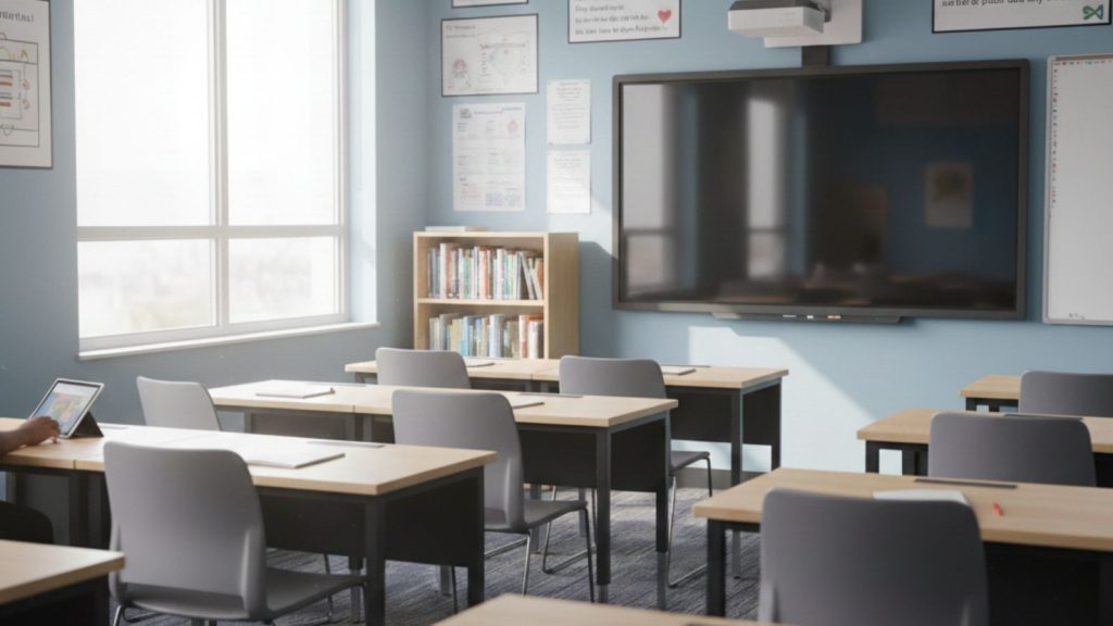 Interactive Whiteboard installed for long-term classroom use