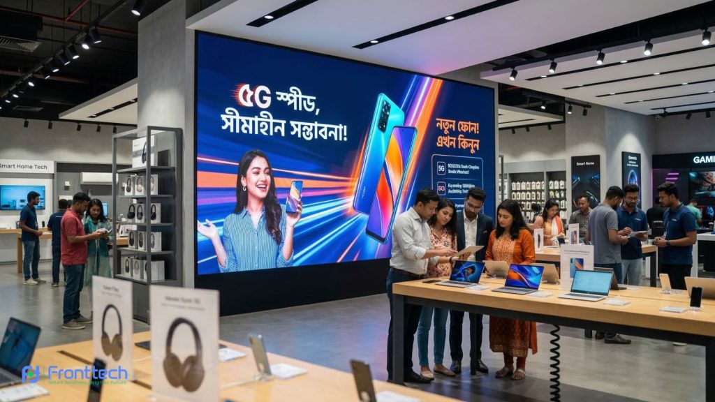 indoor Digital LED display advertising retail store screen